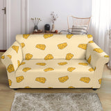 Cheese Pattern Loveseat Couch Slipcover
