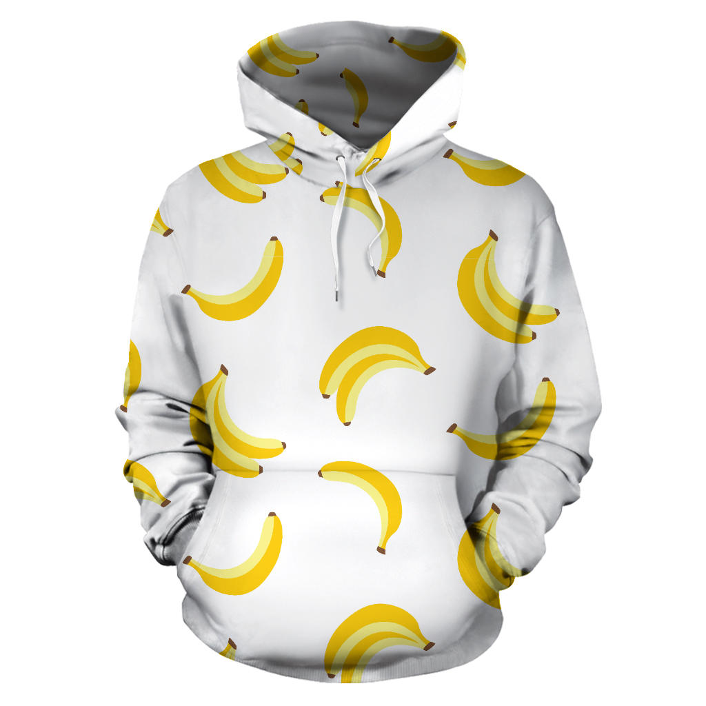 Banana Pattern Men Women Pullover Hoodie