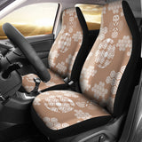 Beautiful Hexagon Japanese  Pattern Universal Fit Car Seat Covers