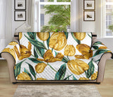 yellow tulips pattern Sofa Cover Protector
