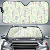 Seahorse Shell Pattern Car Sun Shade