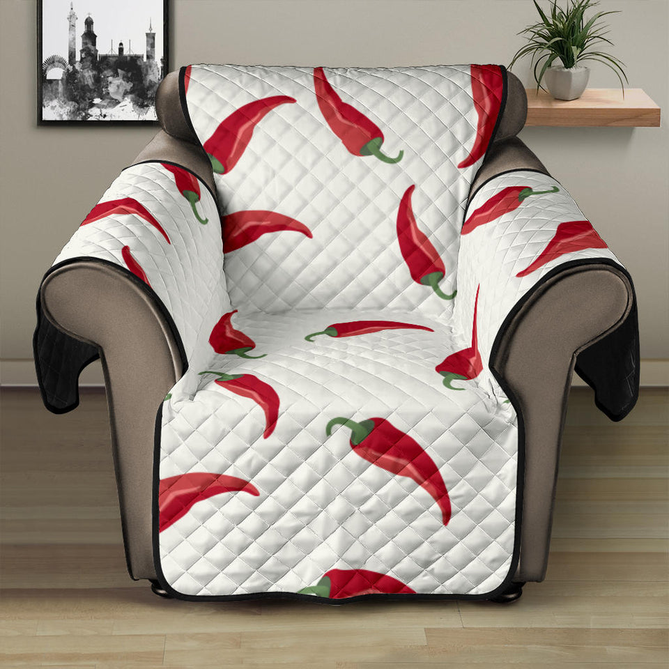 Chili peppers pattern Recliner Cover Protector