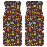 Snail Pattern Print Design 02 Front and Back Car Mats