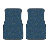 Swordfish Pattern Print Design 02 Front Car Mats