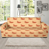 Sausage Pattern Print Design 03  Sofa Slipcover