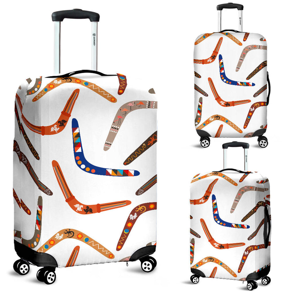 Boomerang Australian Aboriginal Ornament Pattern Luggage Covers