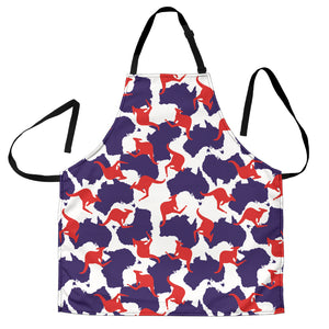 Kangaroo Australian Pattern Adjustable Apron