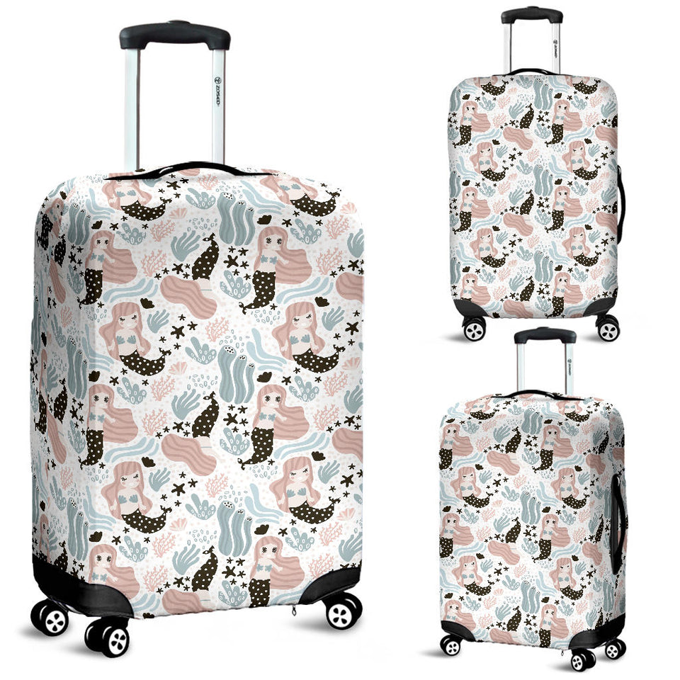 Cute Mermaid Pattern Luggage Covers