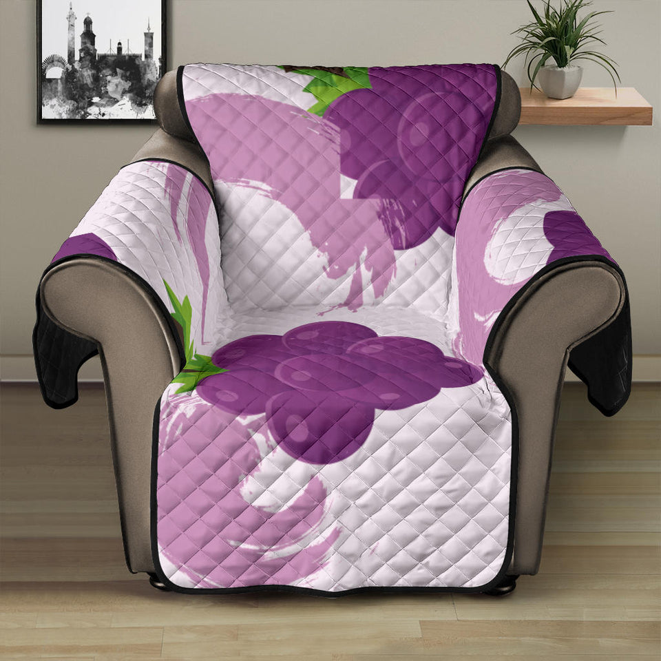 Cute Grape pattern Recliner Cover Protector