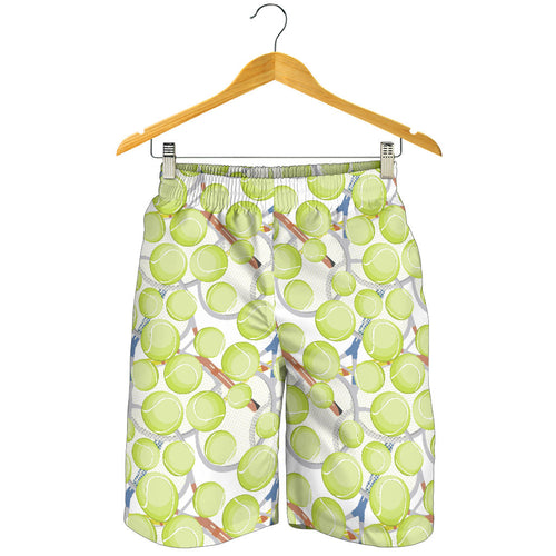 Tennis Pattern Print Design 01 Men Shorts