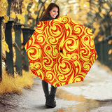Fire Flame Design Pattern Umbrella