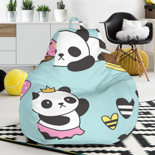 Cute Baby Panda Pattern Bean Bag Cover