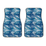Shark Hand Drawn Front Car Mats