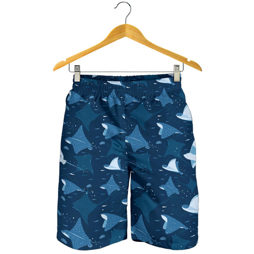 Stingray Pattern Print Design 04 Men Shorts