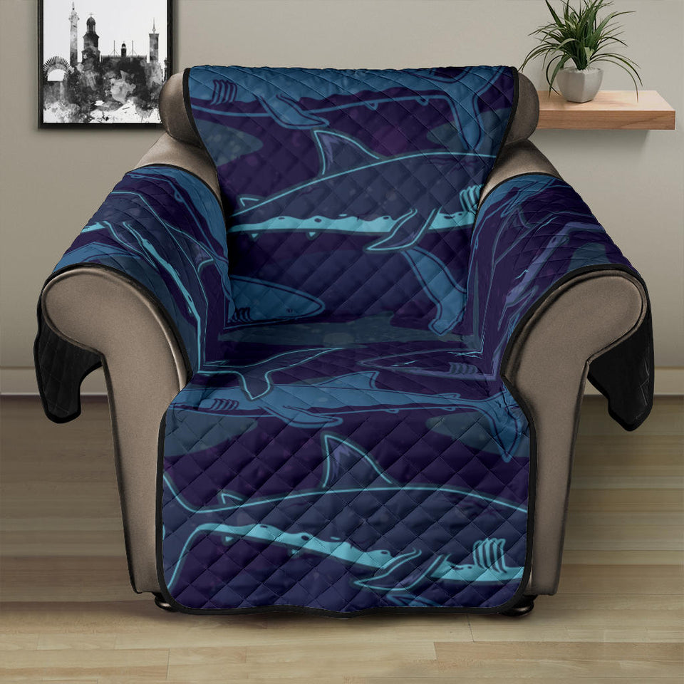 Shark pattern Recliner Cover Protector