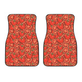 Red Tomato Pattern Front Car Mats