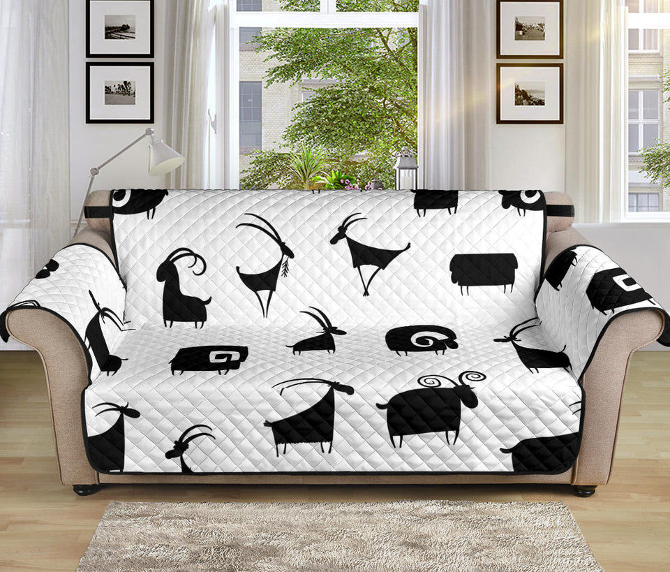 Goat ram pattern Sofa Cover Protector