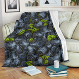 Blueberry Pattern Premium Blanket