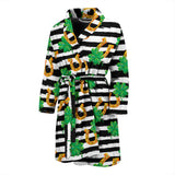 Horseshoes Pattern Print Design 01 Men's Bathrobe