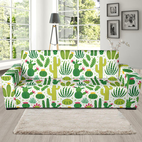 Cactus Pattern Sofa Slipcover.