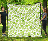 Lime Design Pattern Premium Quilt