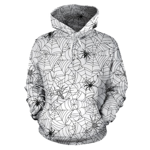Spider Web Cobweb Pattern Men Women Pullover Hoodie