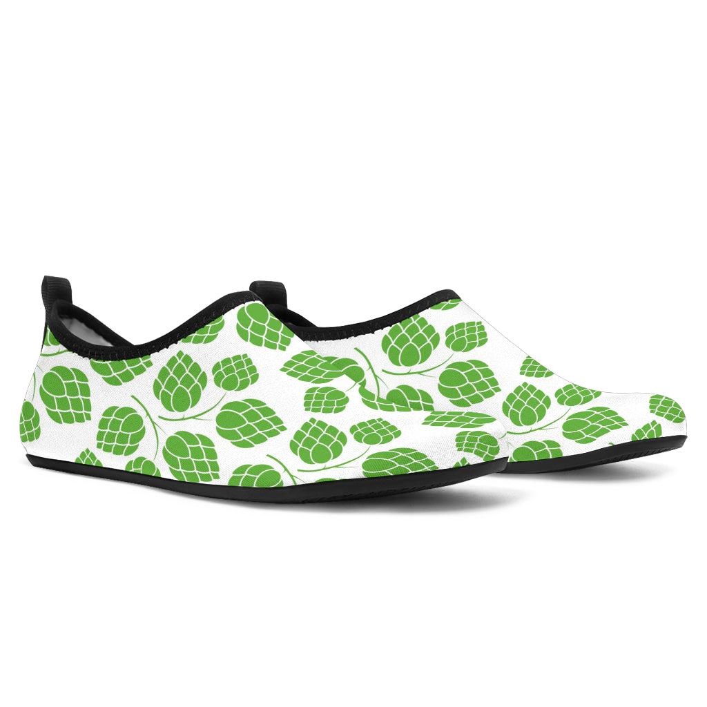 Hop Pattern Background Aqua Shoes