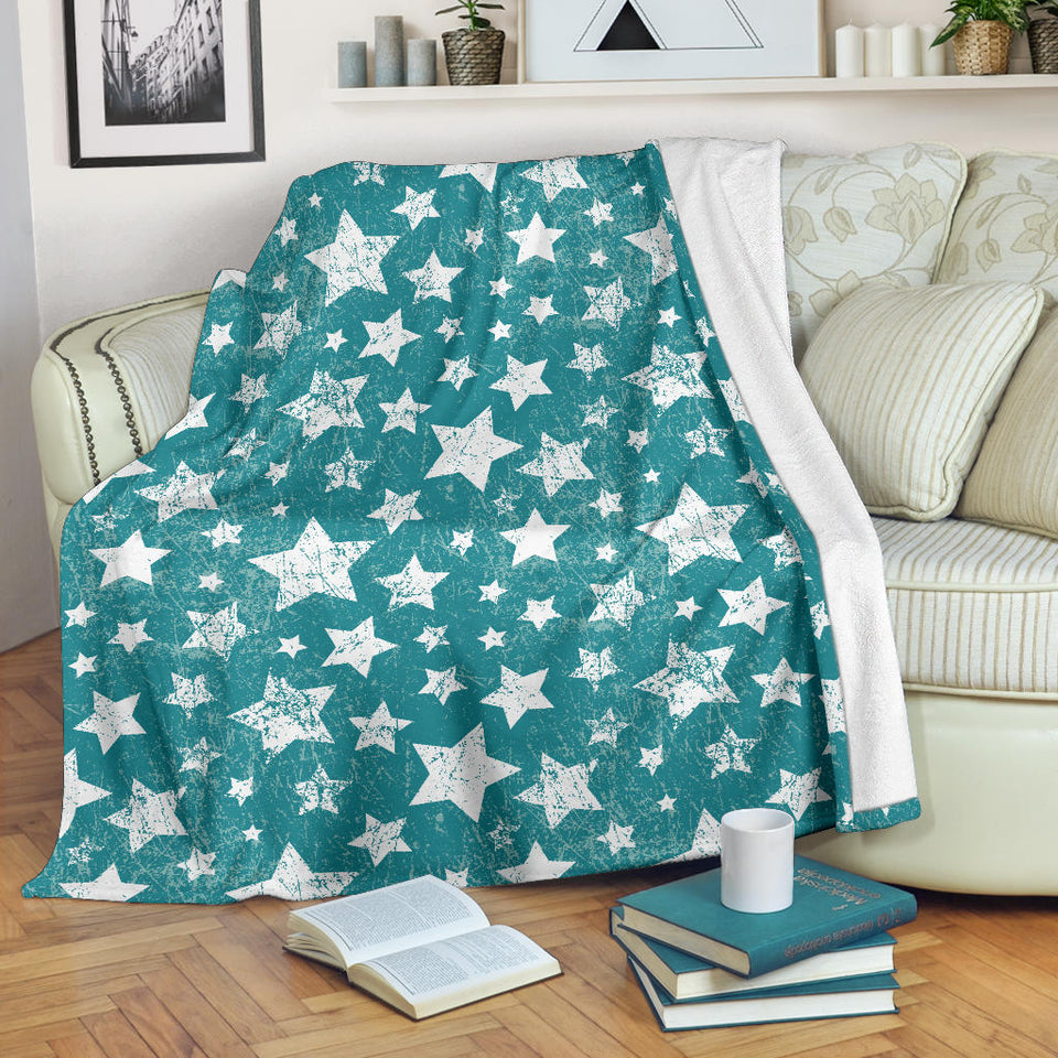 Vintage Star Pattern Premium Blanket