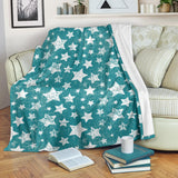 Vintage Star Pattern Premium Blanket