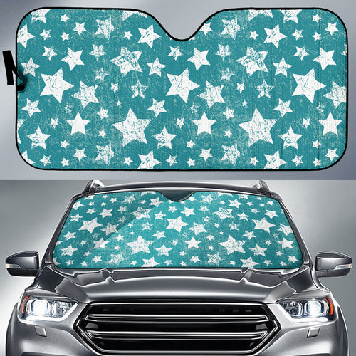 Vintage Star Pattern Car Sun Shade