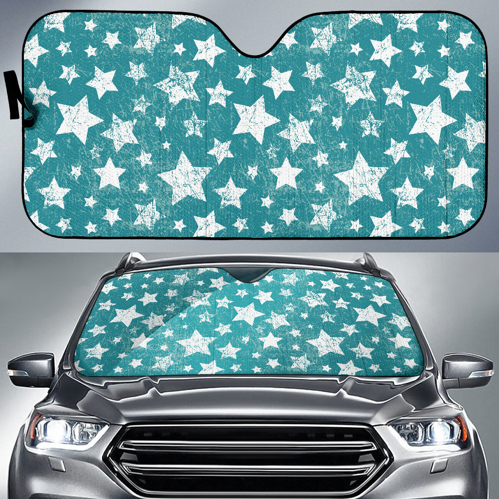 Vintage Star Pattern Car Sun Shade