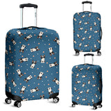 Cute Boston Terrier Dog Spattern Luggage Covers