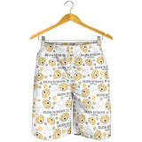 Golden Retriever Pattern Print Design 04 Men Shorts