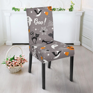Halloween Design Pattern Dining Chair Slipcover