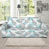 Shell Polynesian Tribal  Sofa Slipcover