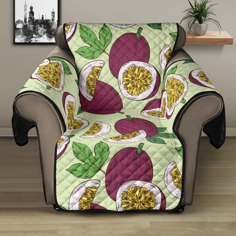 Passion fruit pattern Recliner Cover Protector