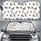 Chihuahua Dog Pattern Car Sun Shade
