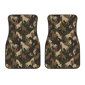 Horse Camouflage Pattern Front Car Mats
