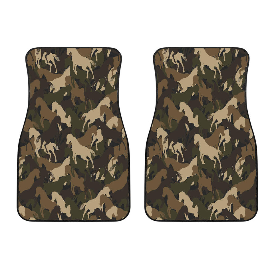 Horse Camouflage Pattern Front Car Mats