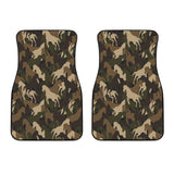 Horse Camouflage Pattern Front Car Mats