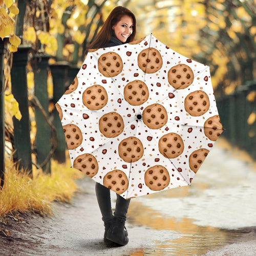 Chocolate Chip Cookie Pattern Umbrella