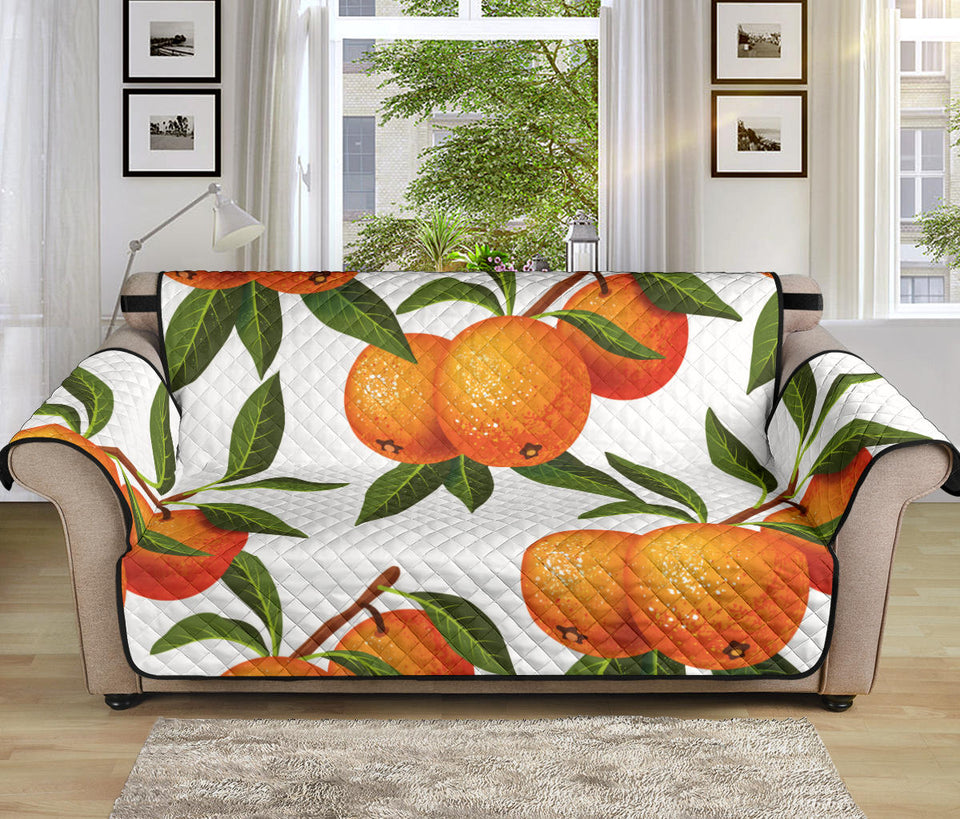 Oranges pattern background Sofa Cover Protector