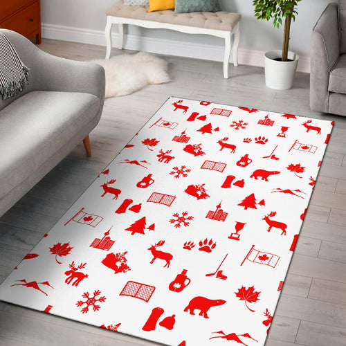 Canada Pattern Print Design 04 Area Rug