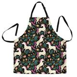 Unicorns Forest Background Adjustable Apron