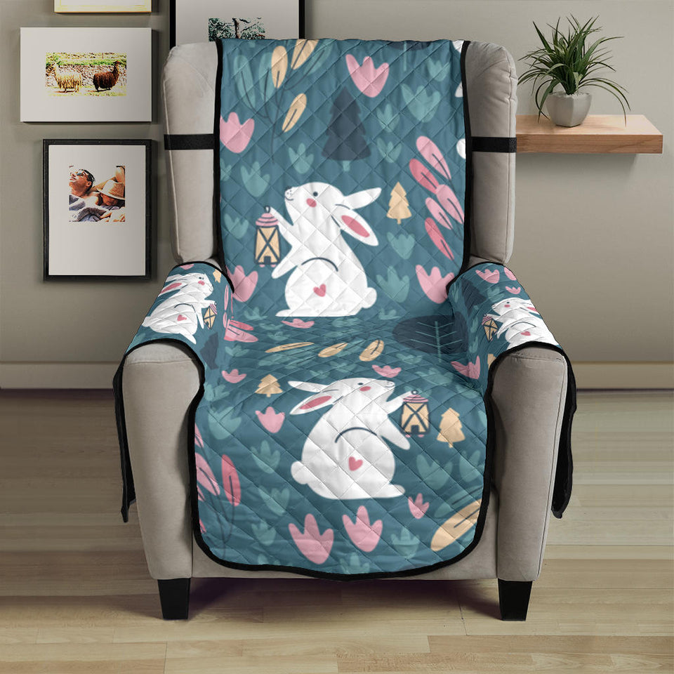 Cute rabbit pattern Chair Cover Protector