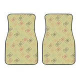 Camera Pattern Print Design 01 Front Car Mats