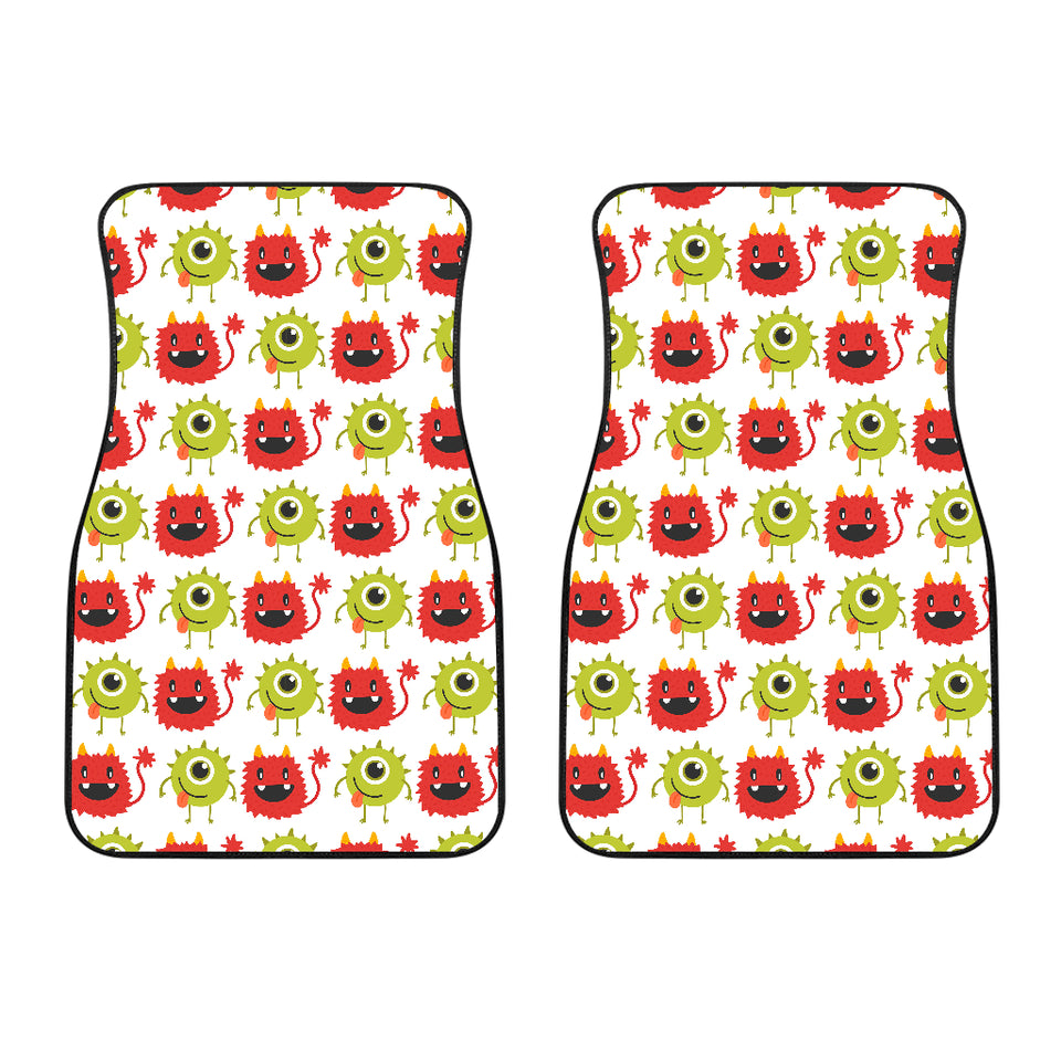 Alien Pattern Print Design 05 Front Car Mats