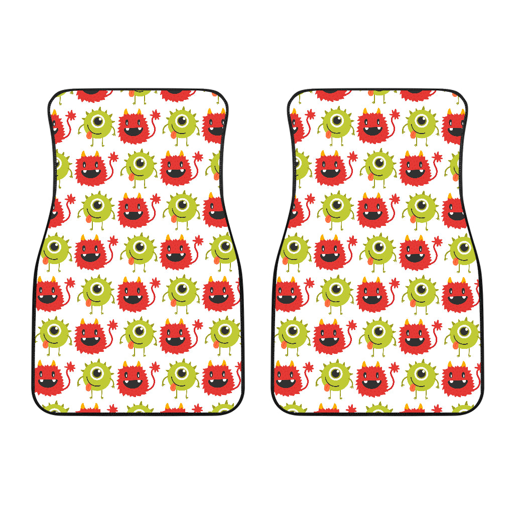 Alien Pattern Print Design 05 Front Car Mats