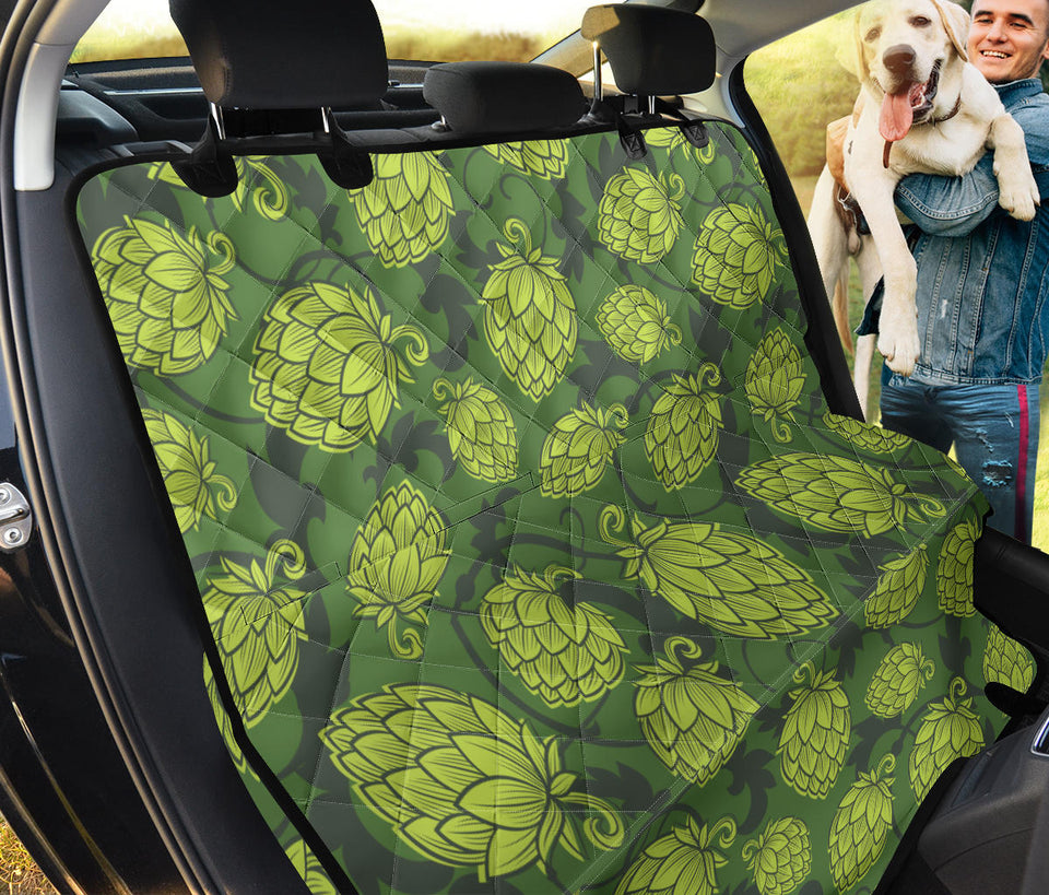 Hop Pattern Hop Cone Background Dog Car Seat Covers