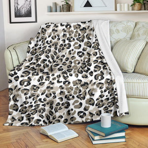 Leopard Skin Print Pattern Premium Blanket